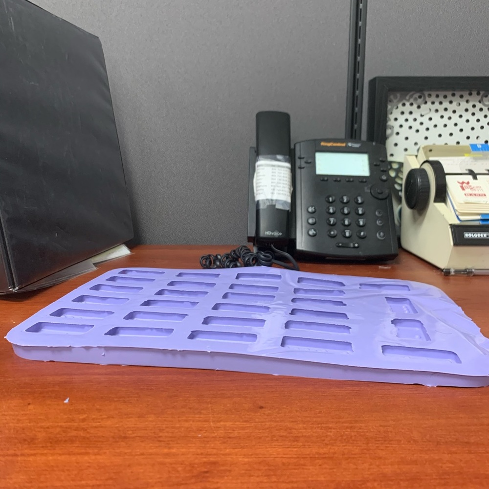 Homemade dominos mold